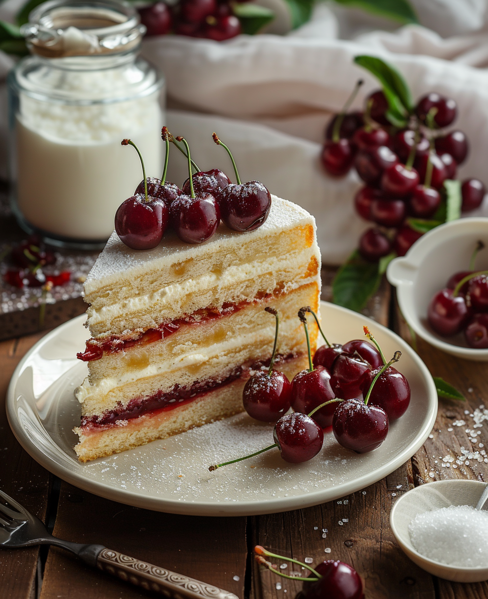 cherry blossom cake