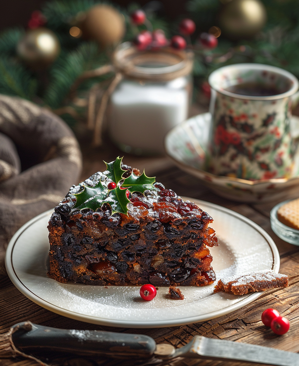 christmas iced fruit cake in hong kong