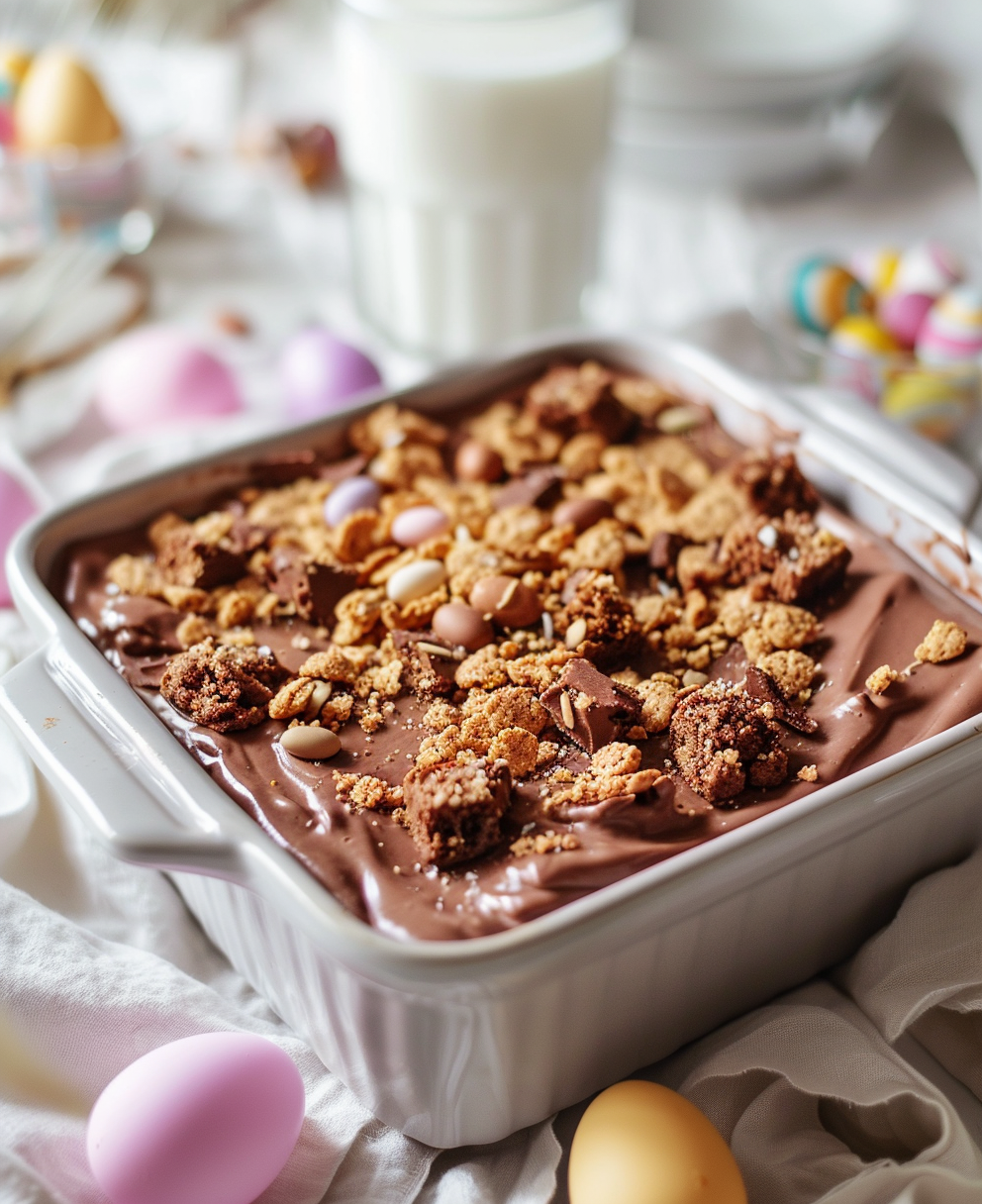 easter dirt cake casserole