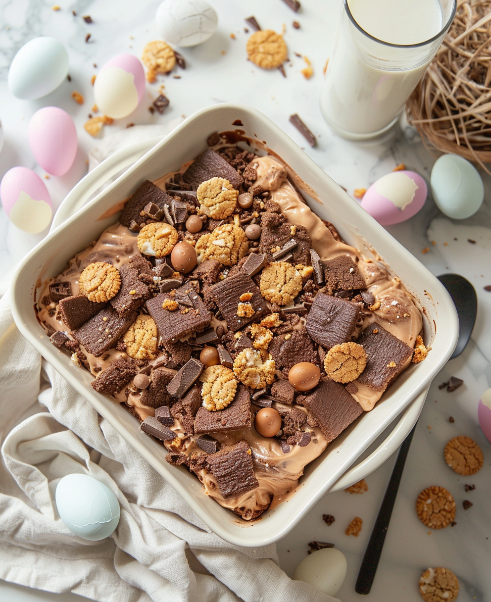 easter dirt cake casserole