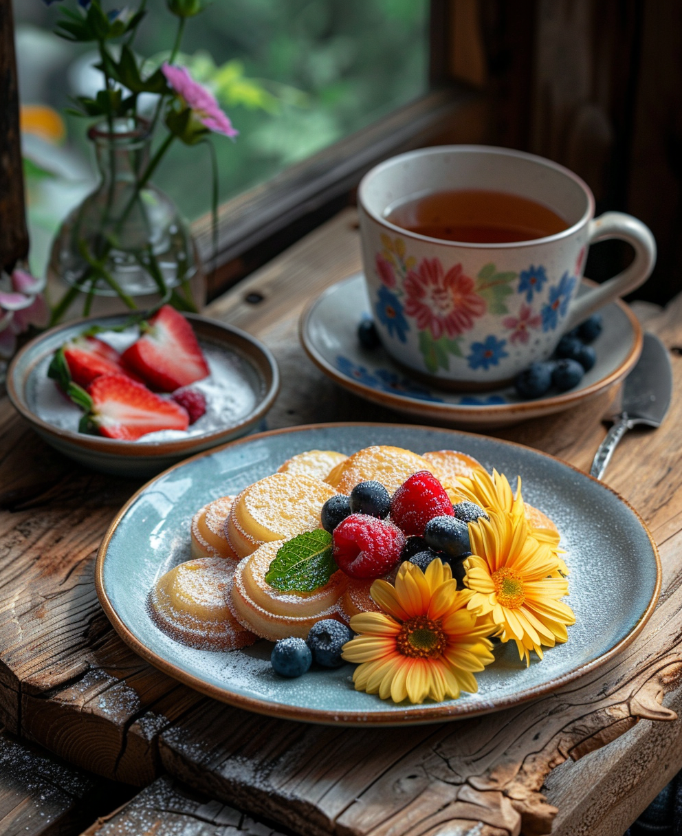 flower cakes