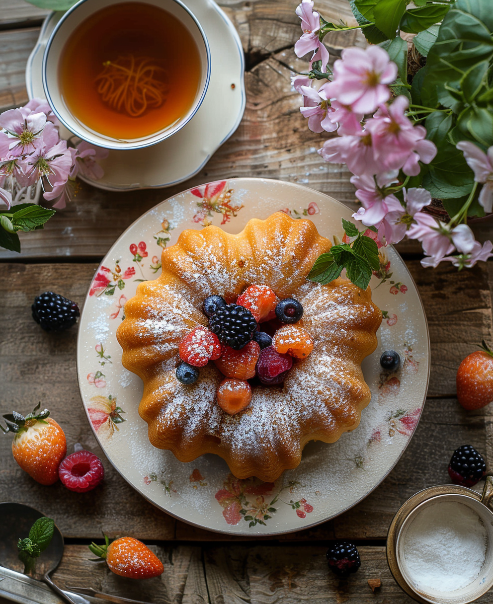 flower cakes