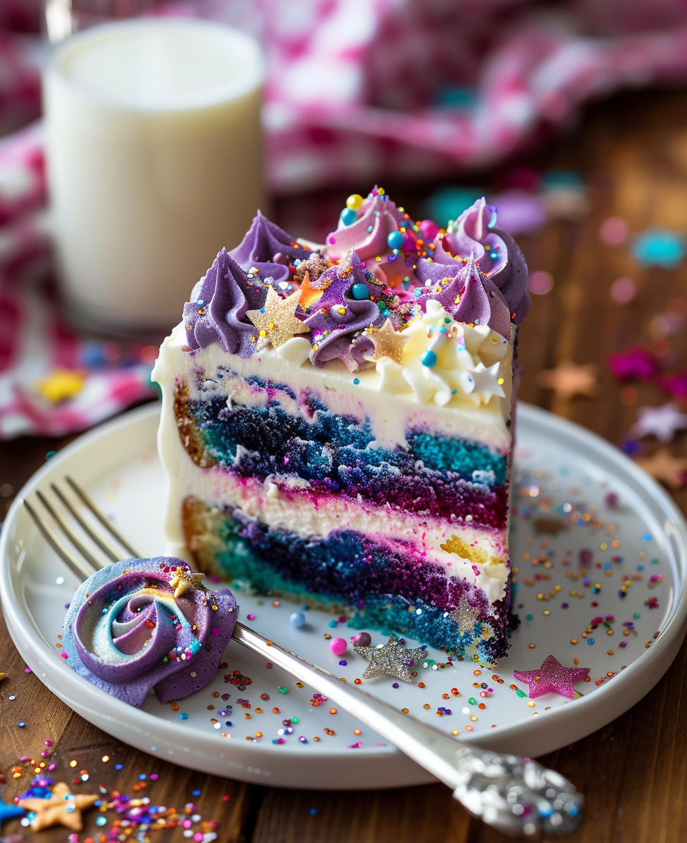 galaxy cake