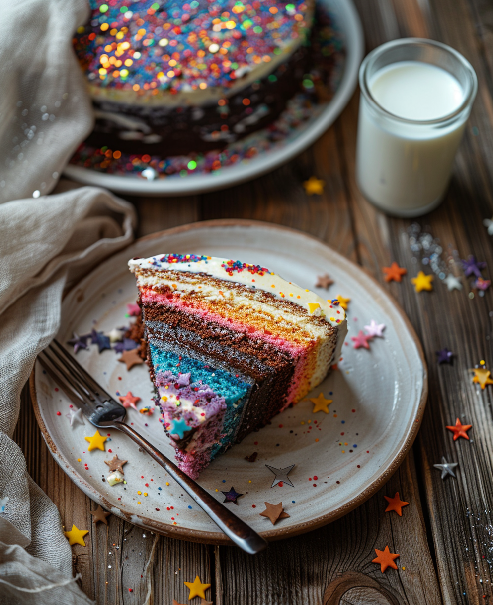 galaxy cake