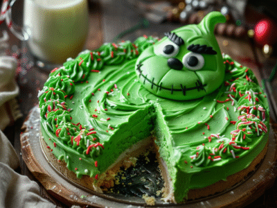 Grinch Cake: Recette Facile et Rapide pour Noël