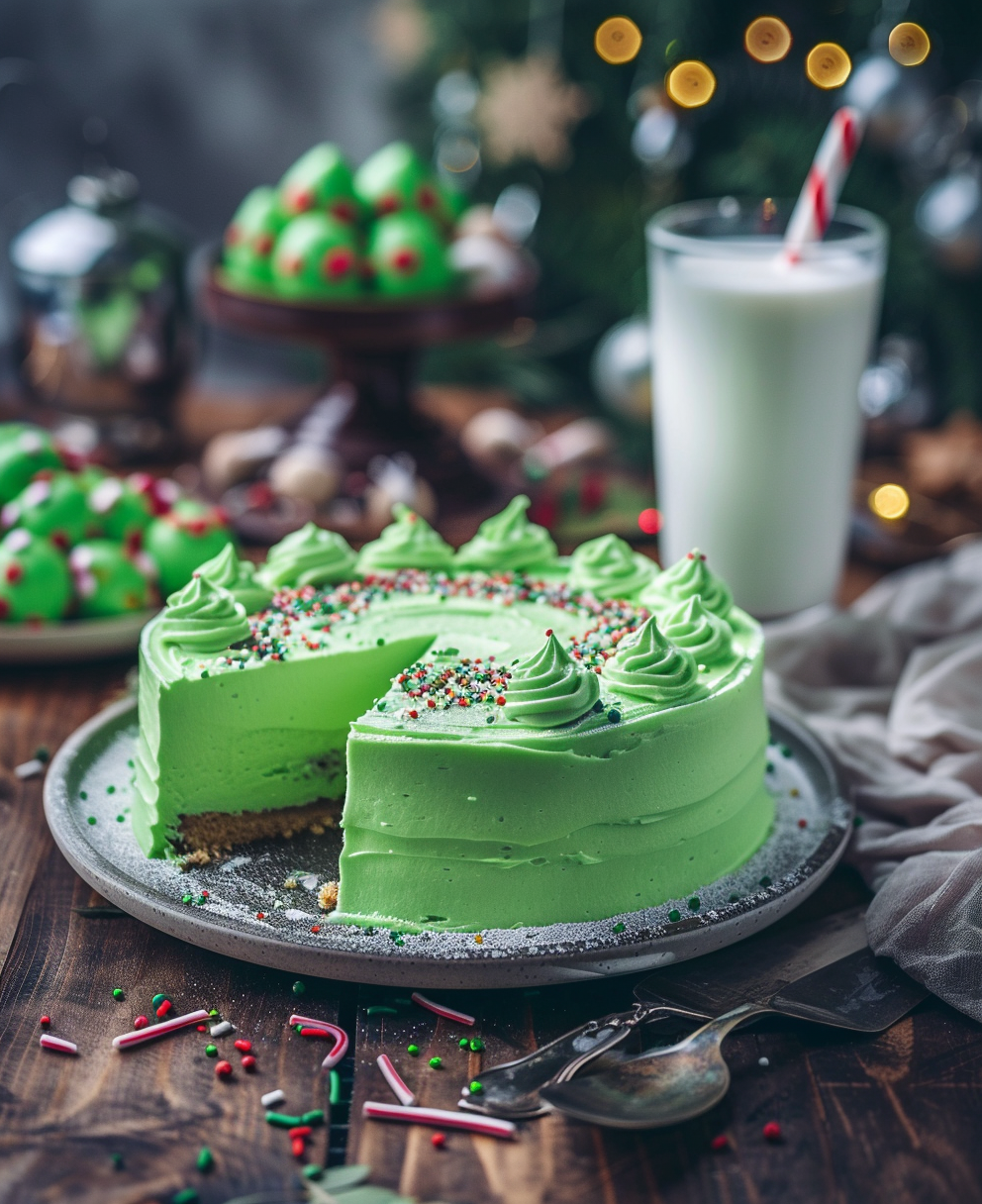 grinch cake