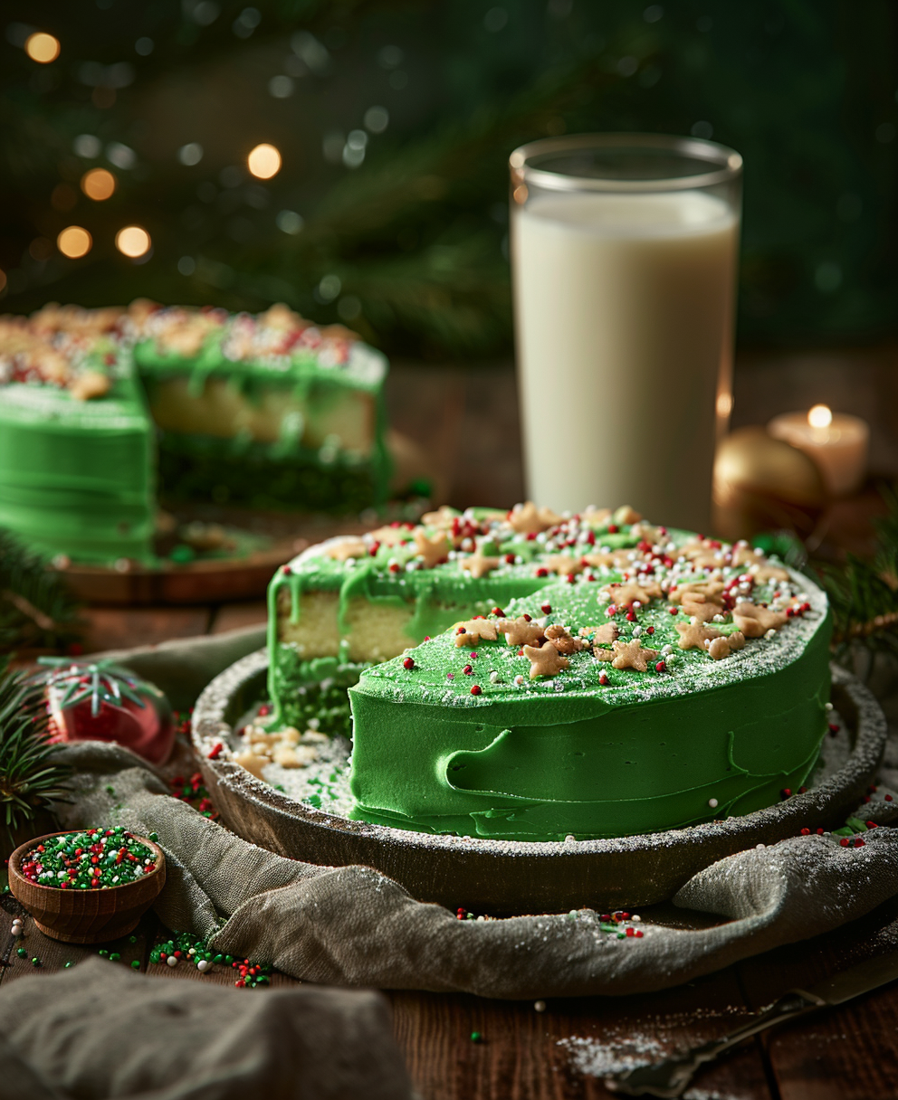 grinch cake