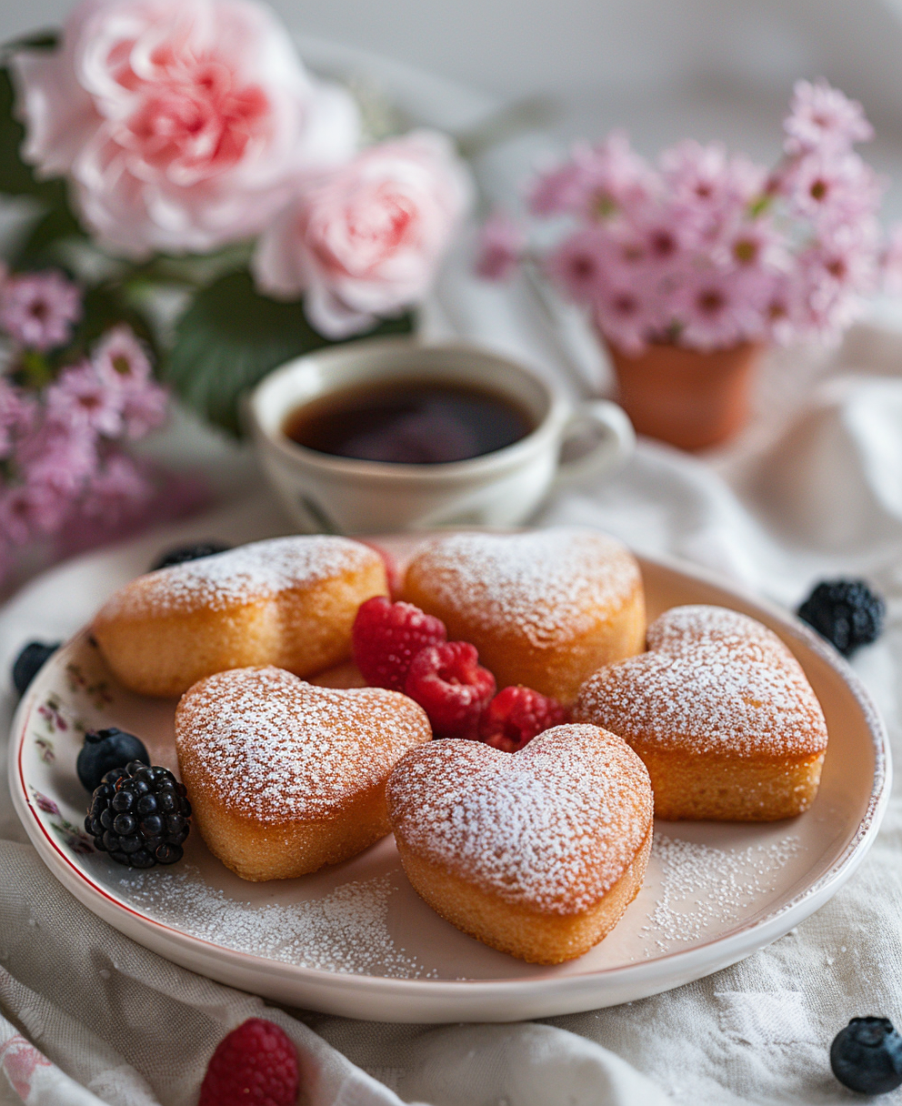 heart cakes
