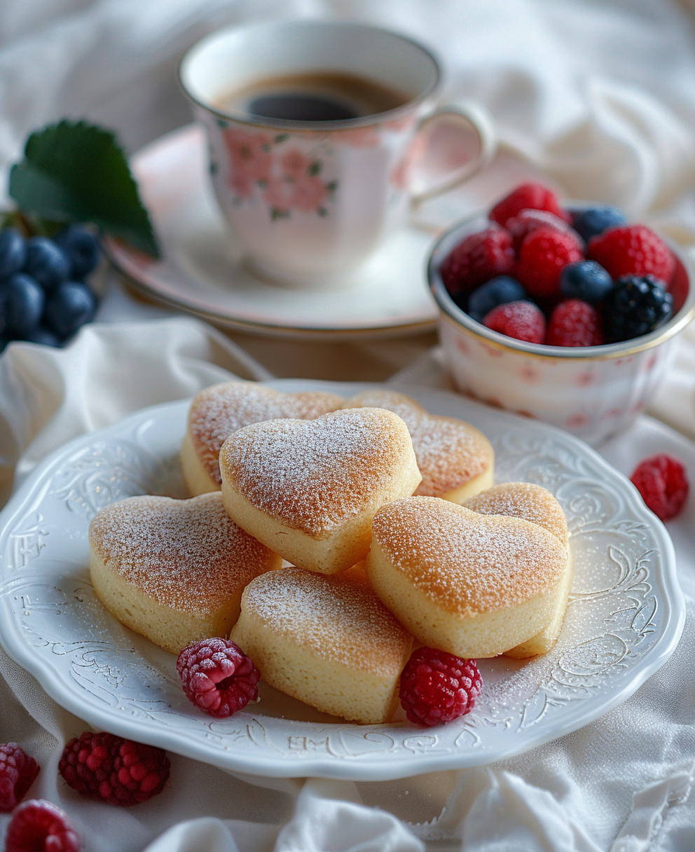 heart cakes