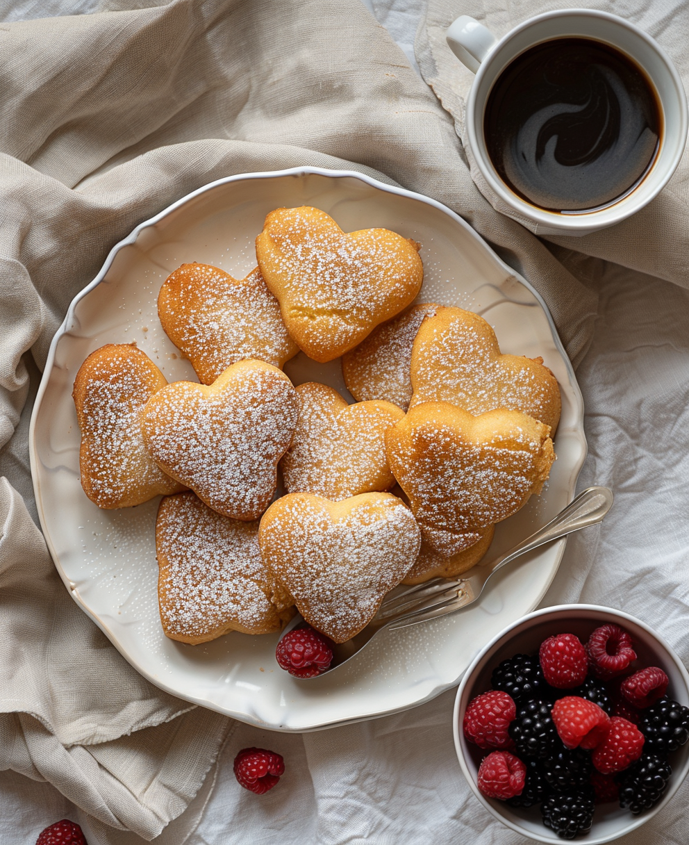 heart cakes
