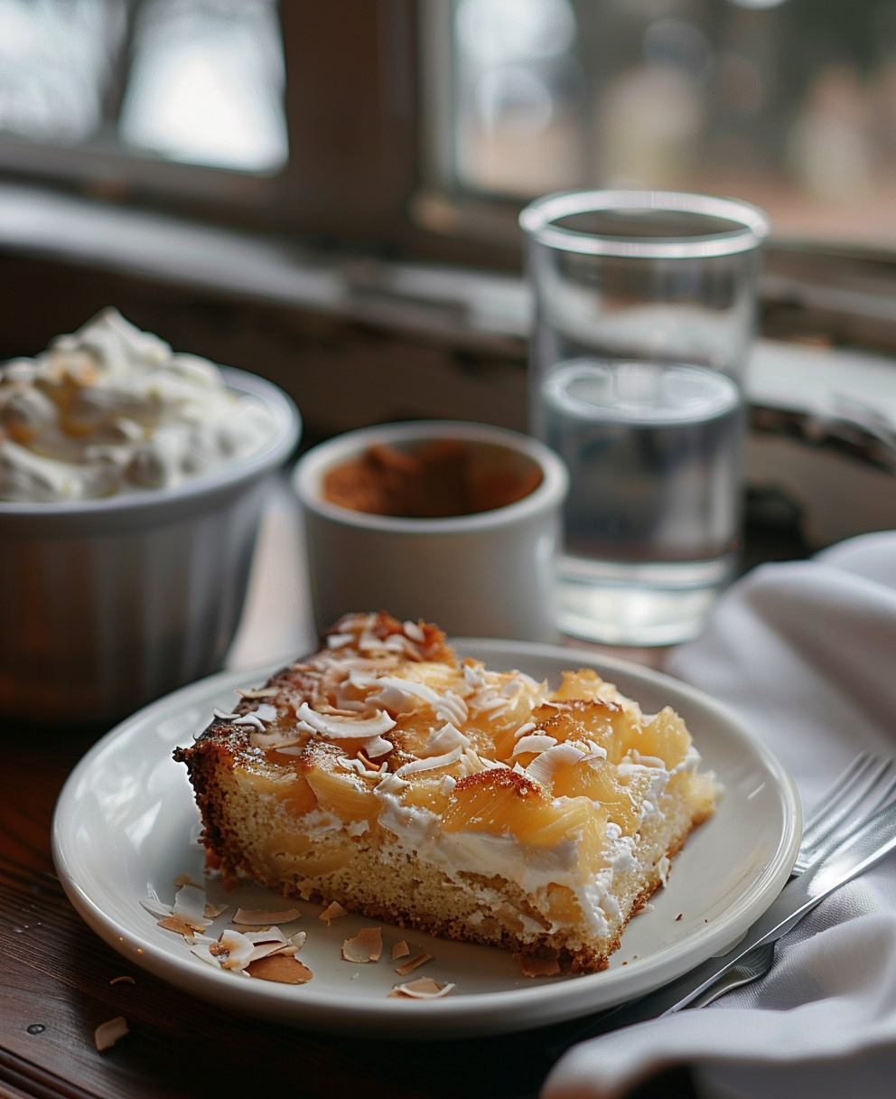 pineapple coconut dream cake