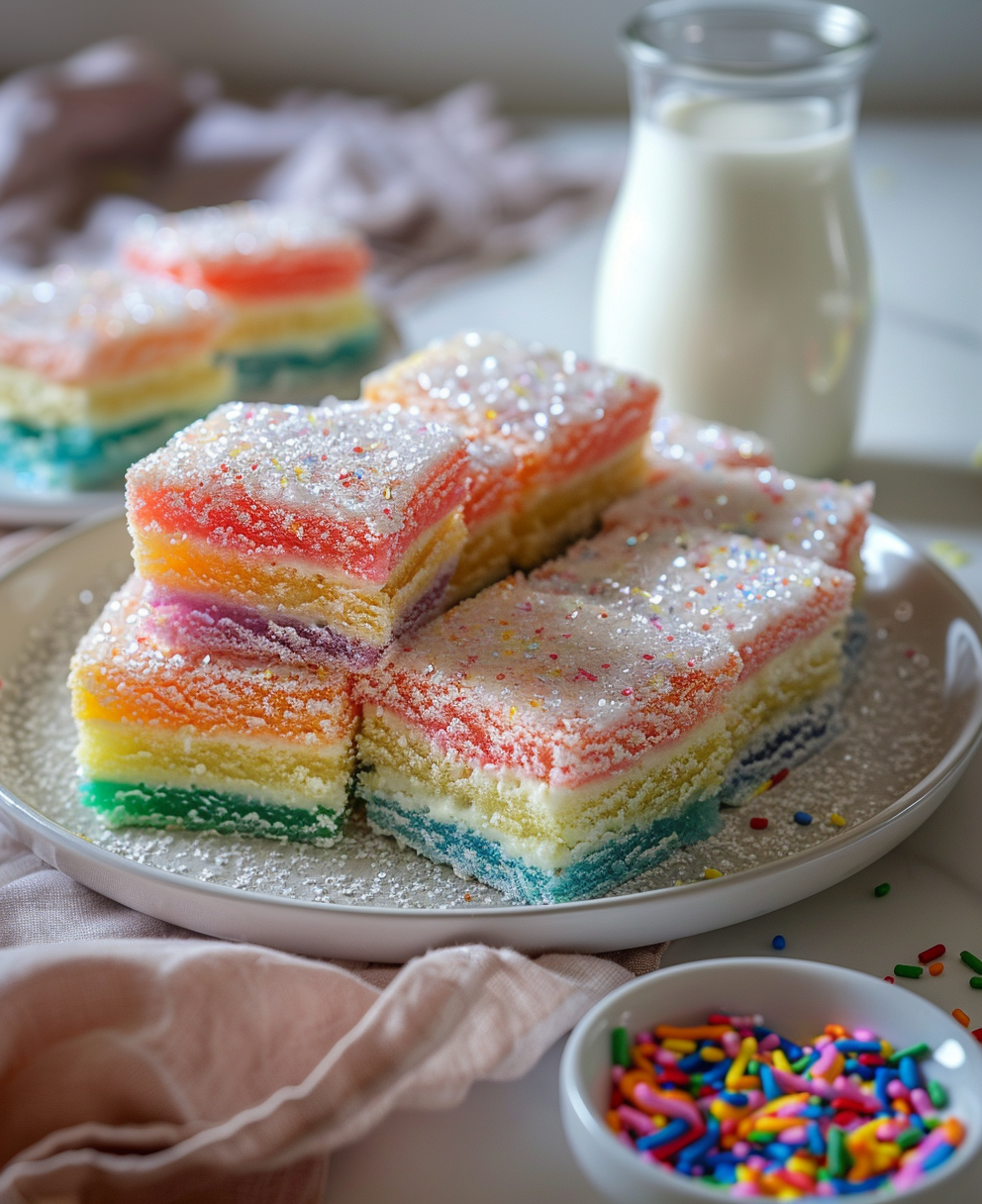 rainbow cakes