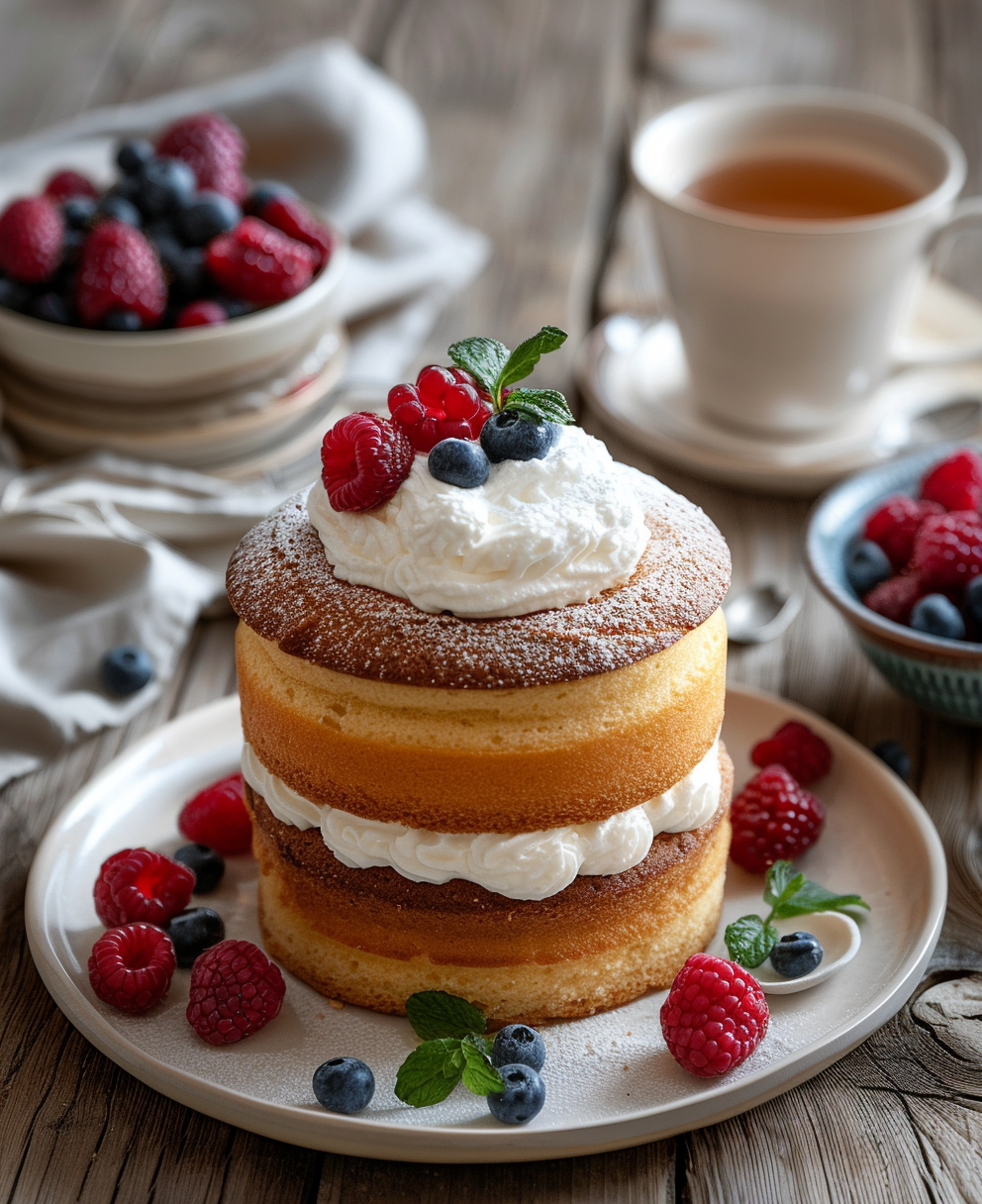 two tier cake