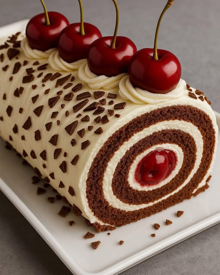 Chocolate Cherry Roll