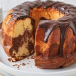 Egg Liqueur Marble Cake