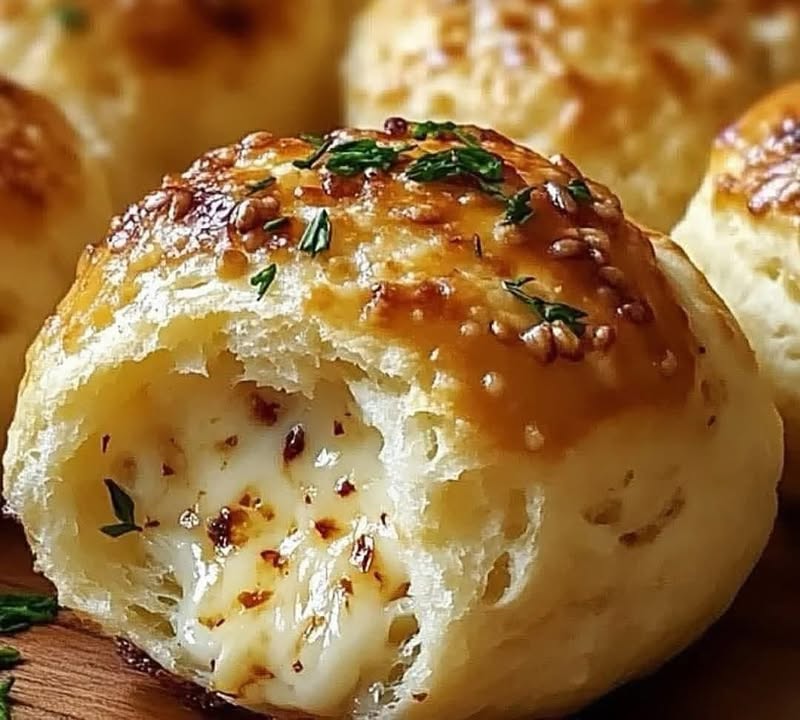Garlic Cheese Bombs