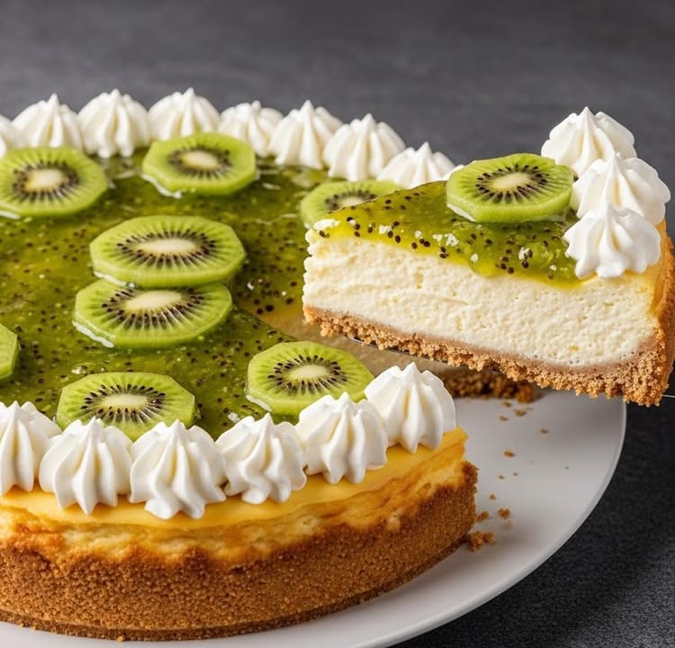 Kiwi Cream Cheesecake