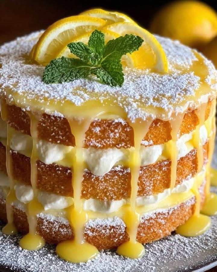 Limoncello Mascarpone Cake