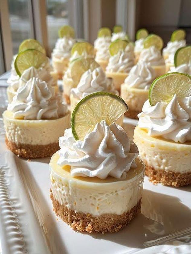 Mini Lemon Cheesecakes