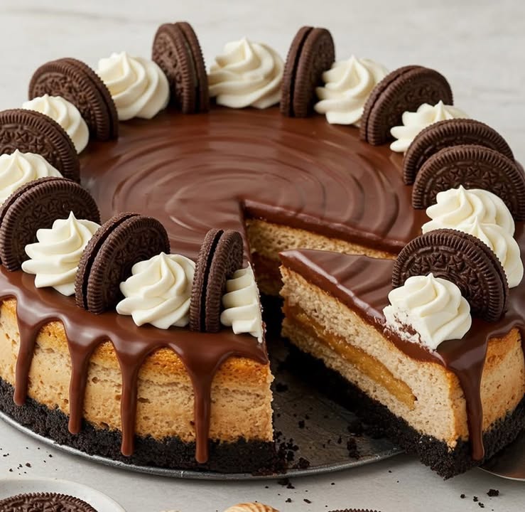 Peanut Butter Oreo Cheesecake