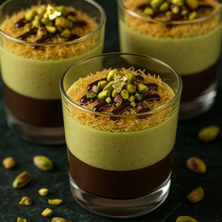 Pistachio Chocolate Mousse