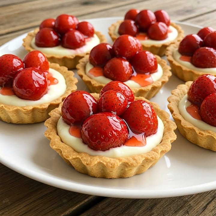 Strawberry Cream Tartlets