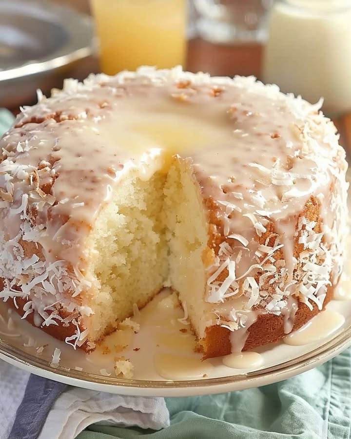 Tropical Coconut Cake