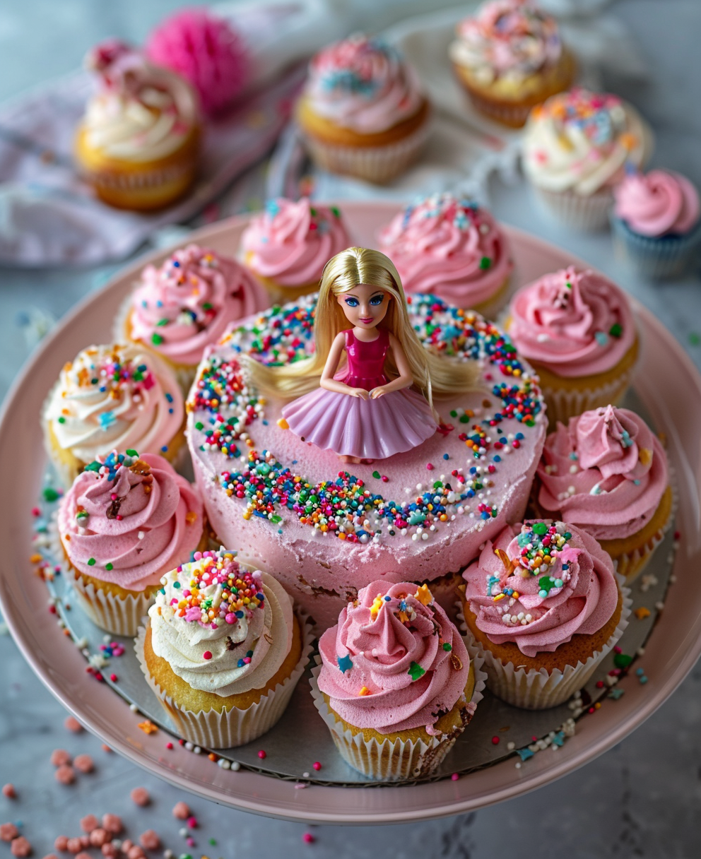 barbie doll birthday cake