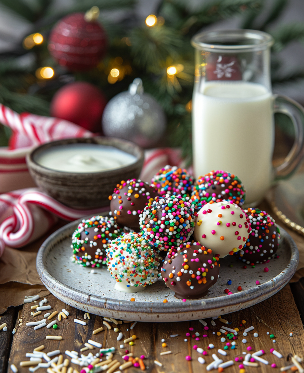 christmas cake pops