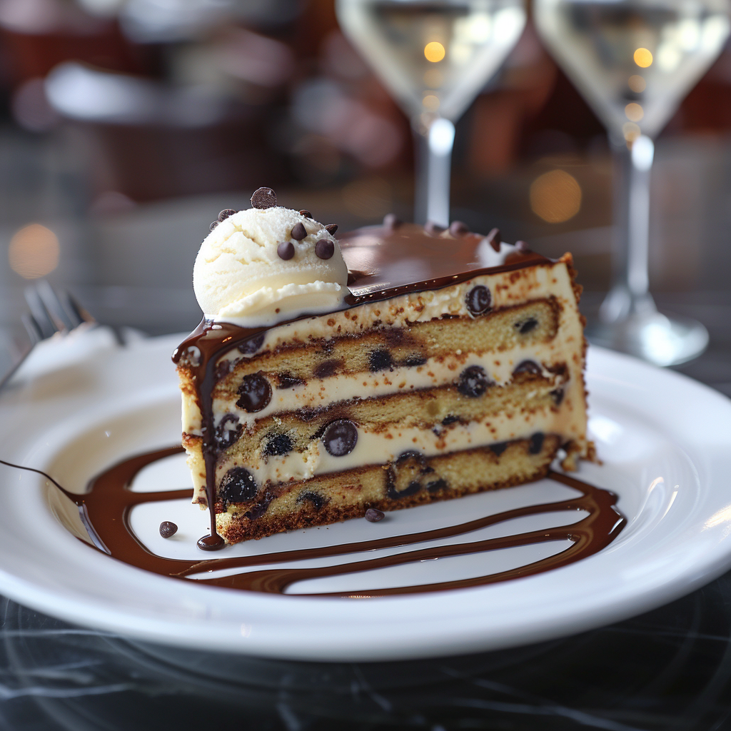 cookie dough cake