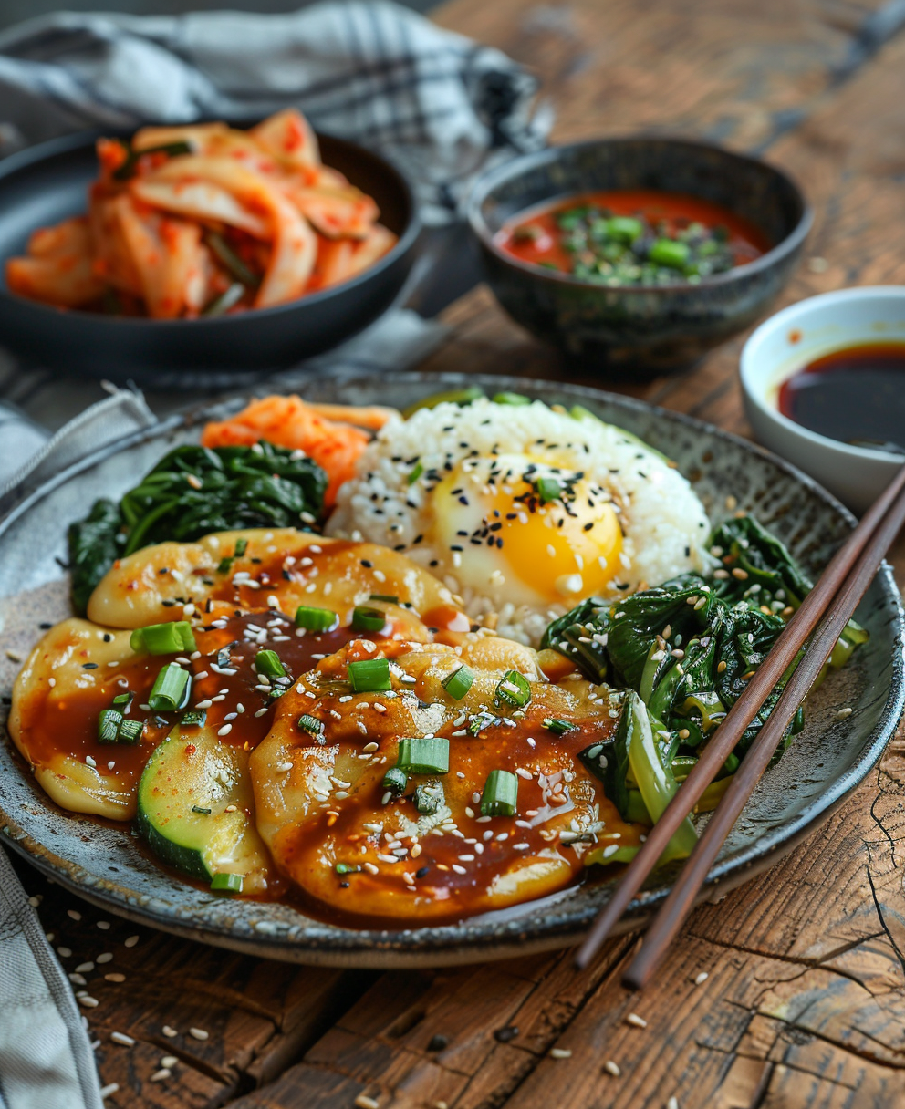 korean rice cake trio