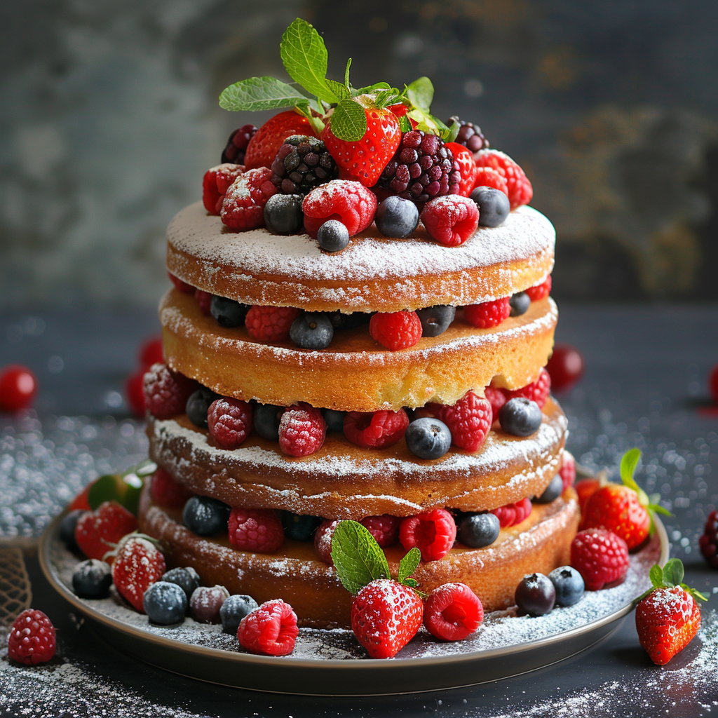 tiered cake