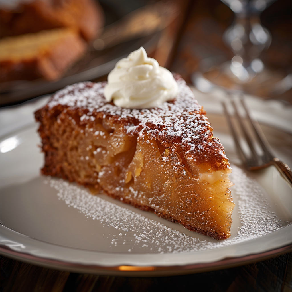 3 ingredient applesauce cake