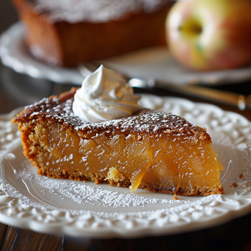 3 ingredient applesauce cake