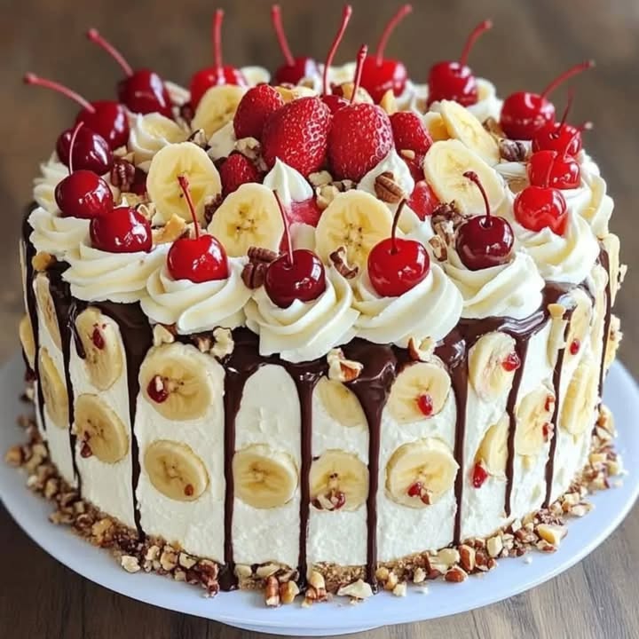 Banana Split Cheesecake