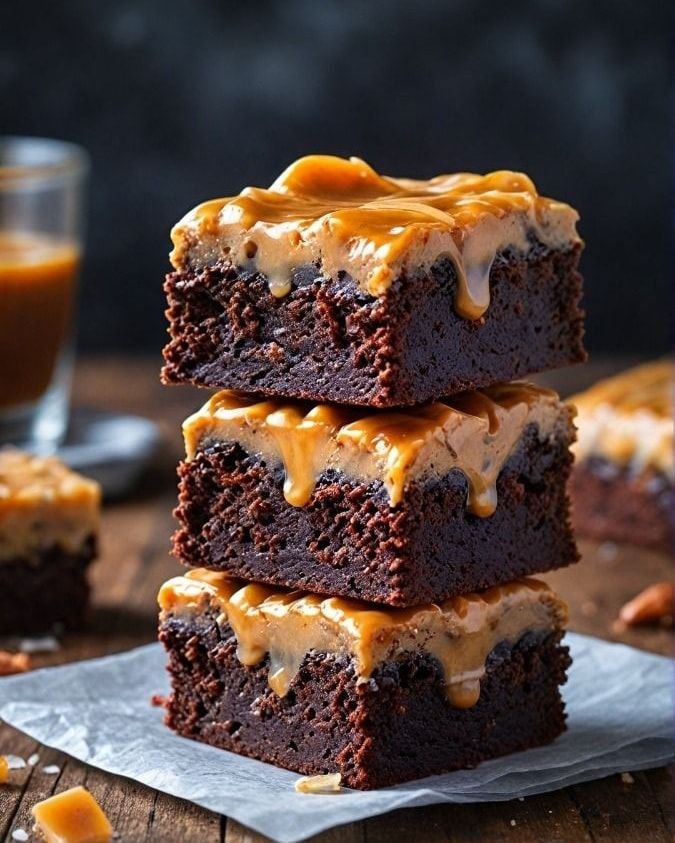 Caramel Chocolate Brownies