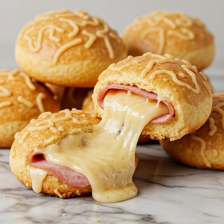 Cheesy Ham Rolls