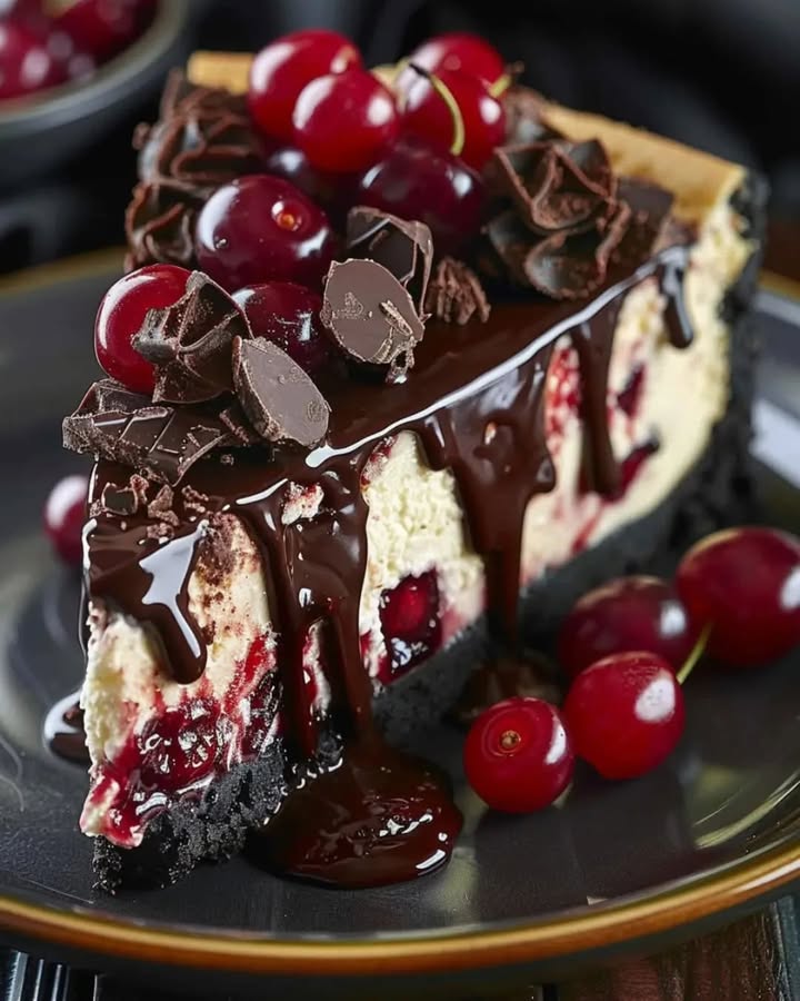 Cherry Chocolate Cheesecake