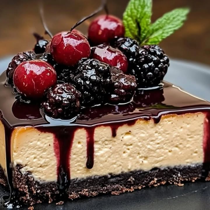 Chocolate Berry Cheesecake