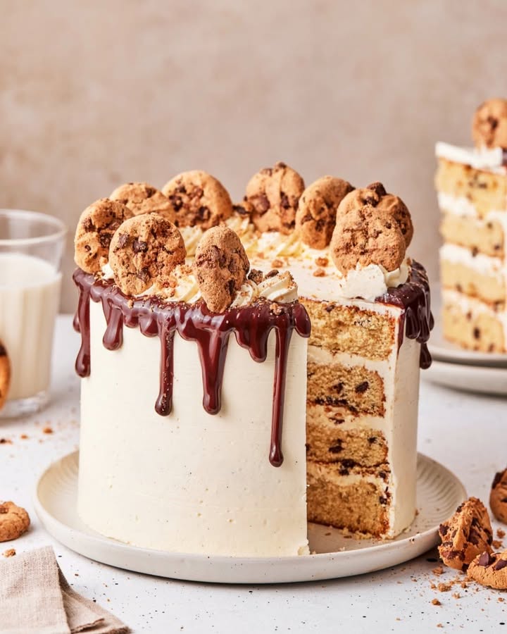 Chocolate Chip Cookie Cake