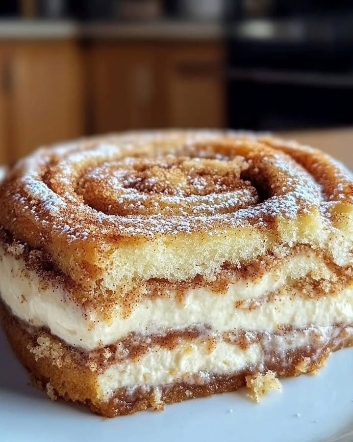 Cinnamon Roll Cheesecake