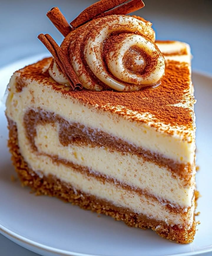 Cinnamon Roll Cheesecake