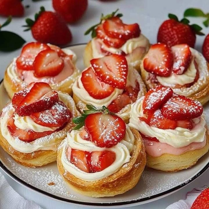 Cinnamon Strawberry Rolls