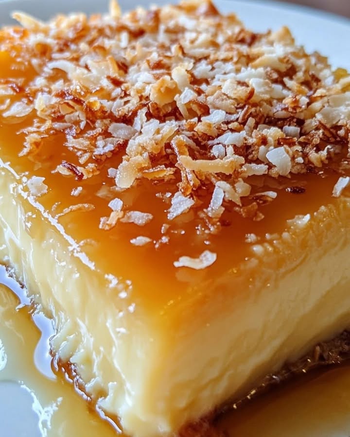 Coconut Cream Flan
