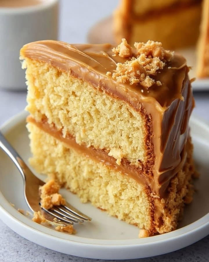 Coffee Caramel Buttercake