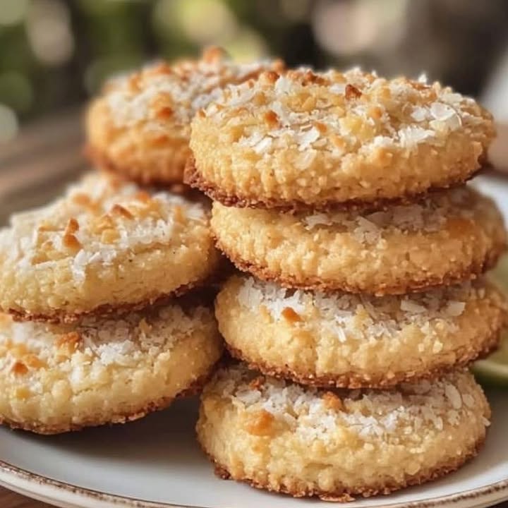 Crispy Coconut Cookies