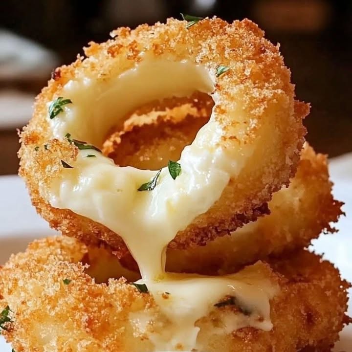 Garlic Mozzarella Rings