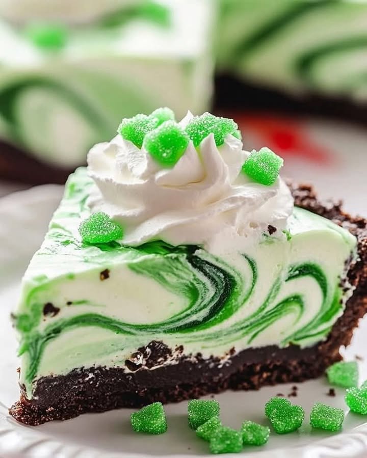 No-Bake Mint Cheesecake