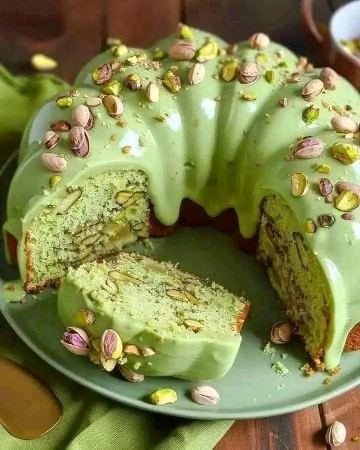 Pistachio Pudding Cake