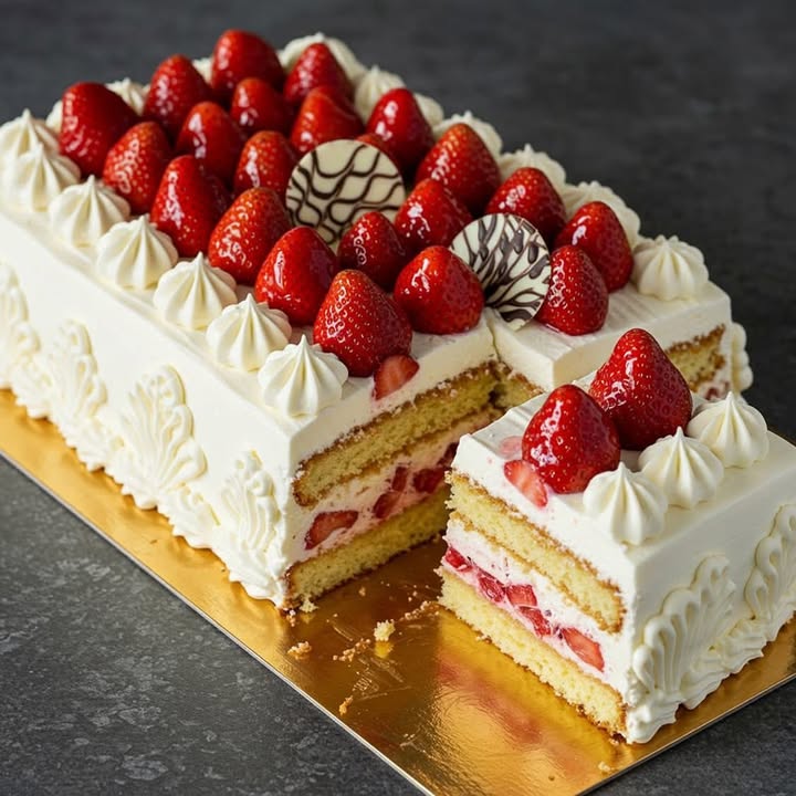 Strawberry Delight Cake